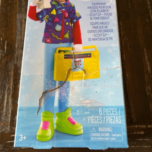 The Elf on The Shelf Elf Magical Standing Gear for Scout Elves Retro Rad 80's - Picture 6 of 6